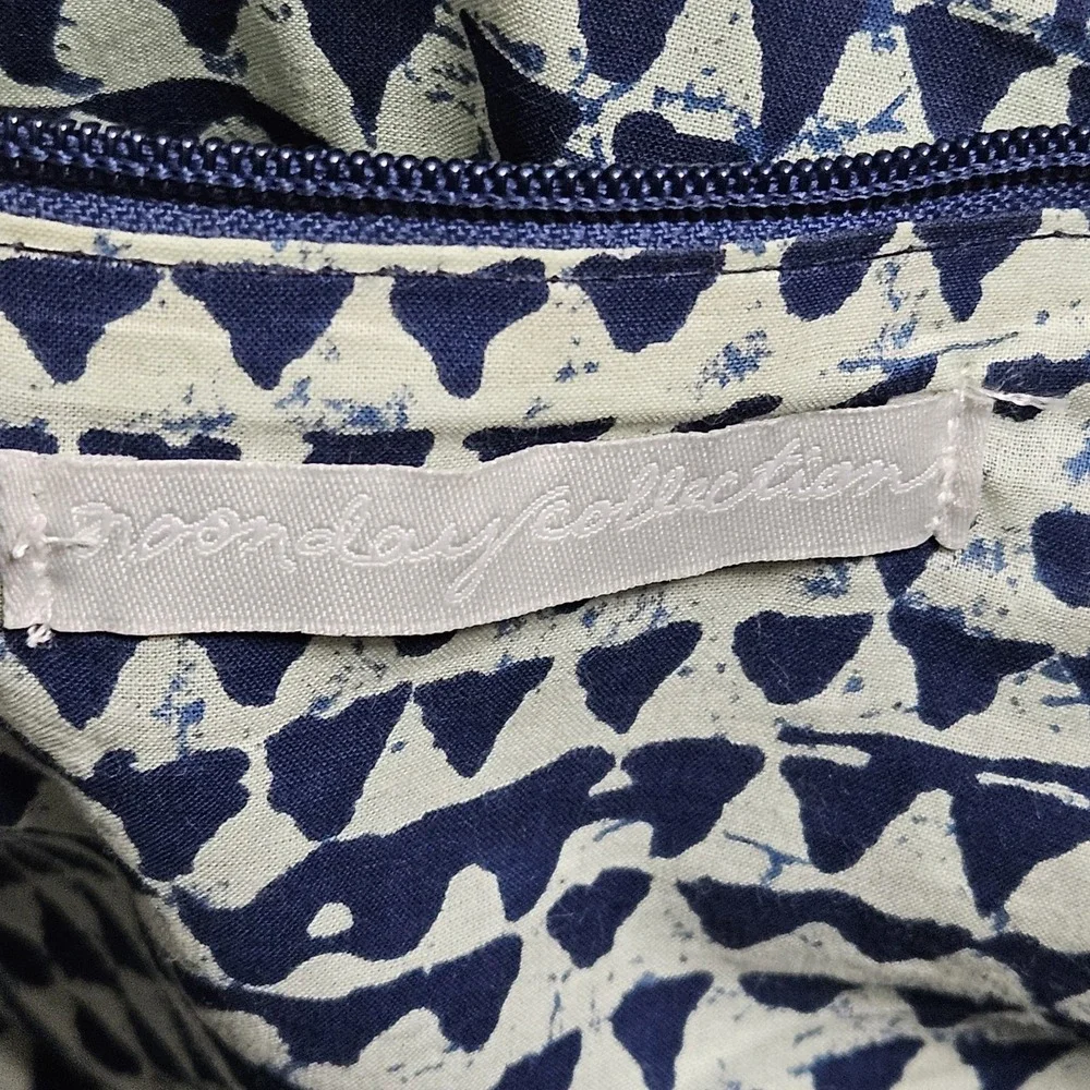 Boho Monday Collection Multi-Color Knit Cotton Leather Medium Tote‎ Shoulder Bag - Picture 2 of 7
